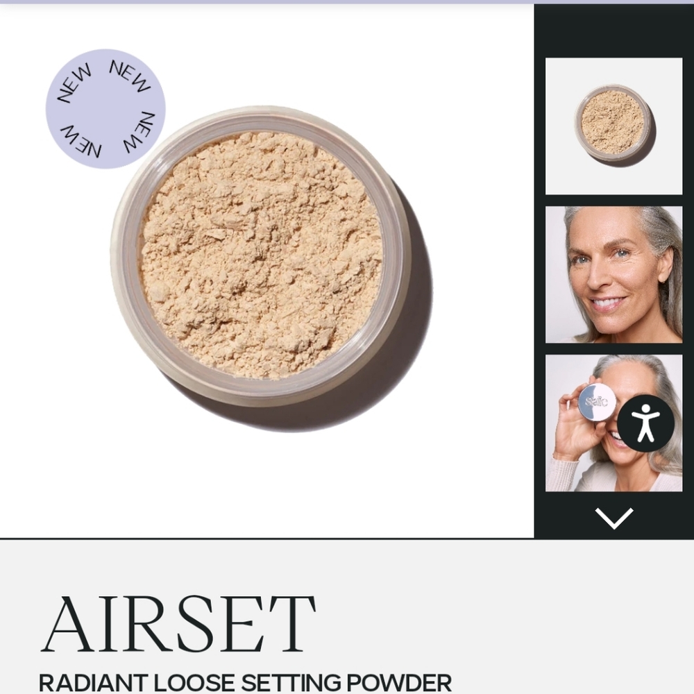 Saie Beauty setting powder